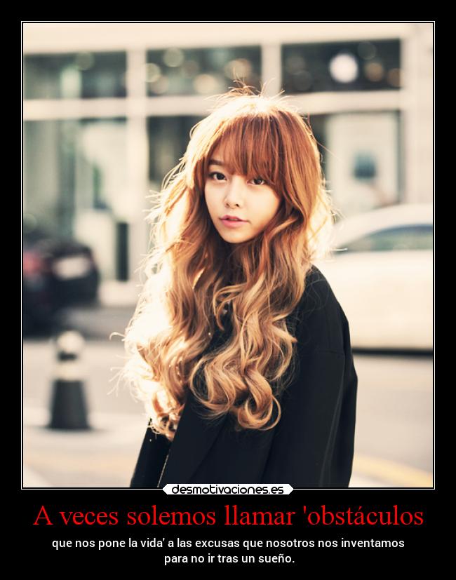 A veces solemos llamar obstáculos - 