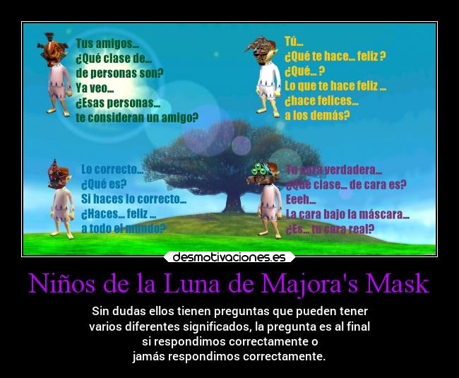 Niños de la Luna de Majoras Mask -