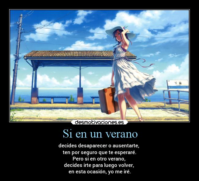 Si en un verano - 