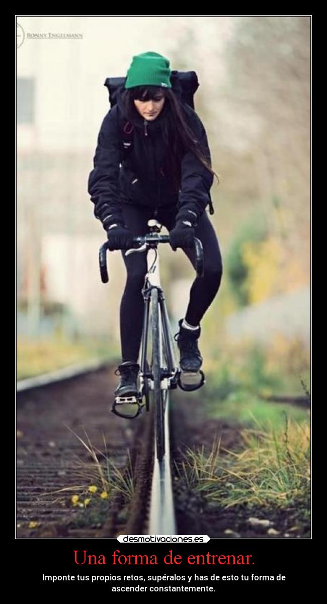 Una forma de entrenar. -