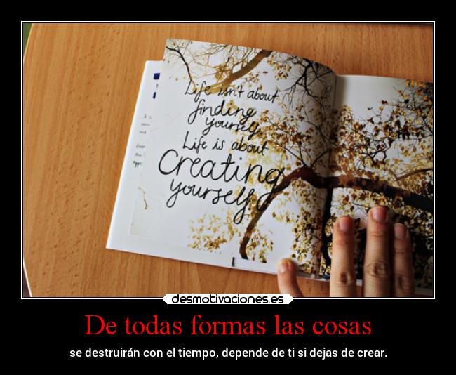 De todas formas las cosas - 