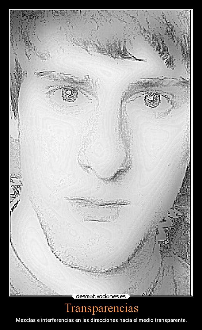 Transparencias - Mezclas e interferencias en las direcciones hacia el medio transparente.