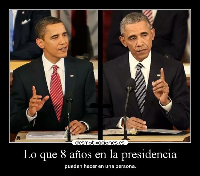 Lo que 8 años en la presidencia -
