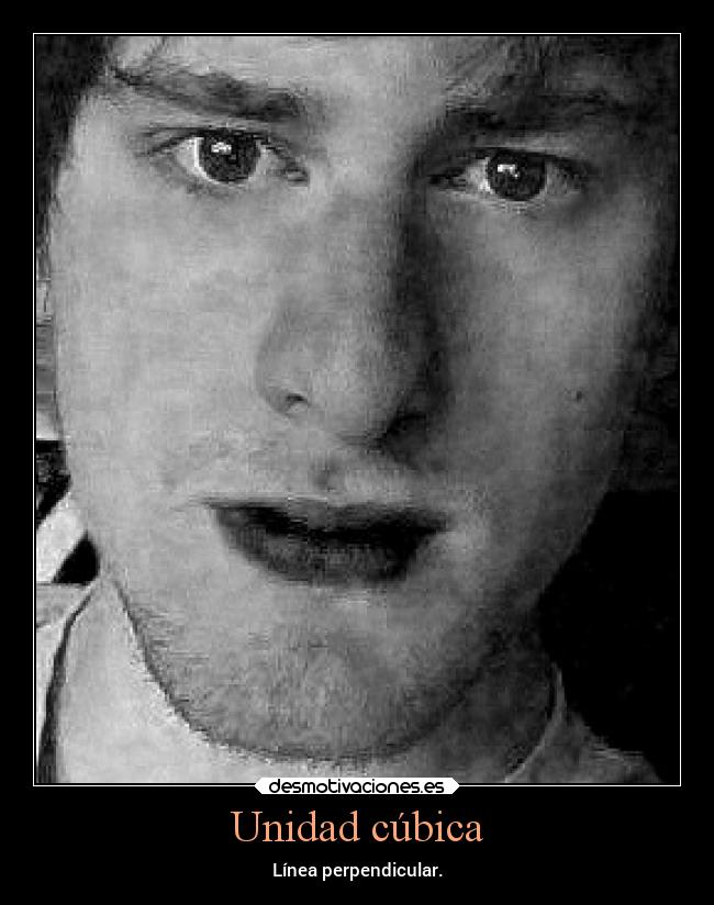 Unidad cúbica - Línea perpendicular.