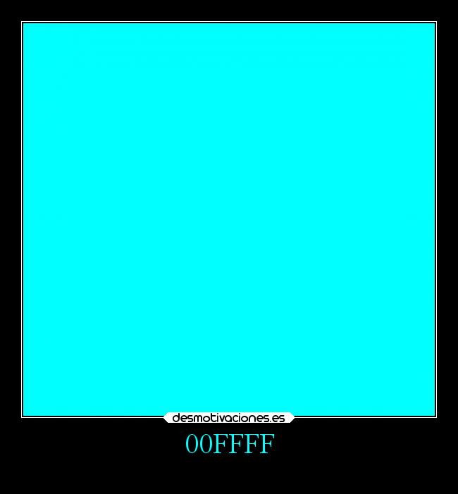 00FFFF -