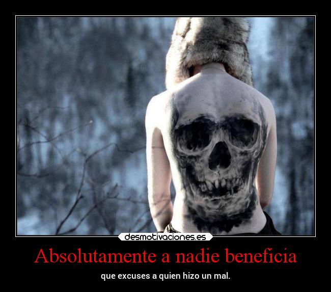 Absolutamente a nadie beneficia - 