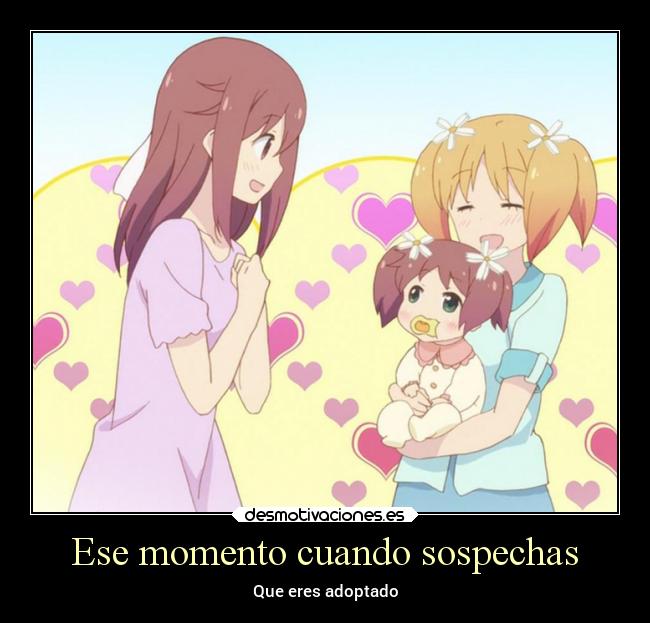 Ese momento cuando sospechas -