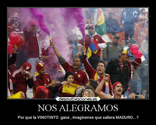 NOS ALEGRAMOS -