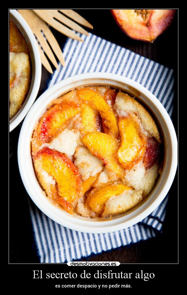 El secreto de disfrutar algo - 