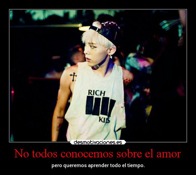 No todos conocemos sobre el amor -