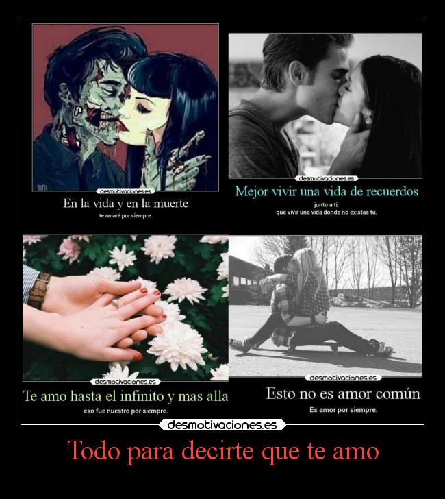 Todo para decirte que te amo -