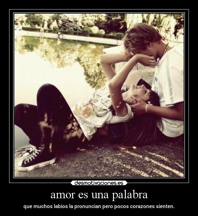 amor es una palabra -