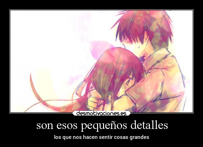 son esos pequeños detalles -