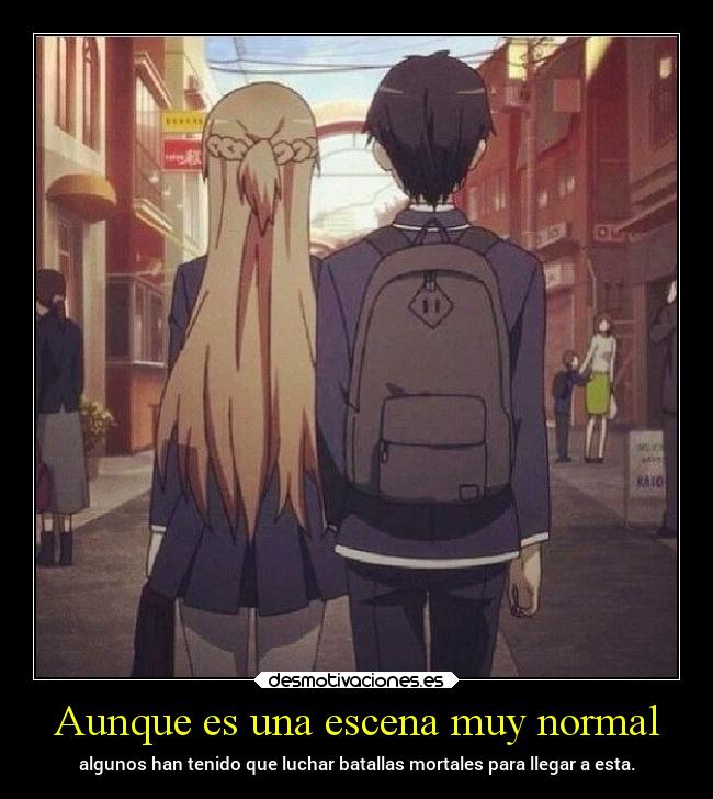 Aunque es una escena muy normal - 