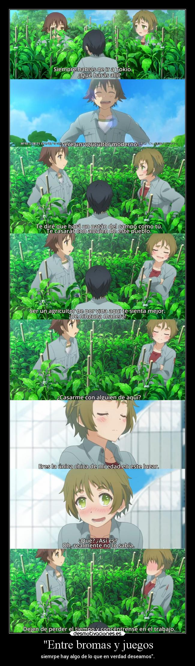 Entre bromas y juegos -