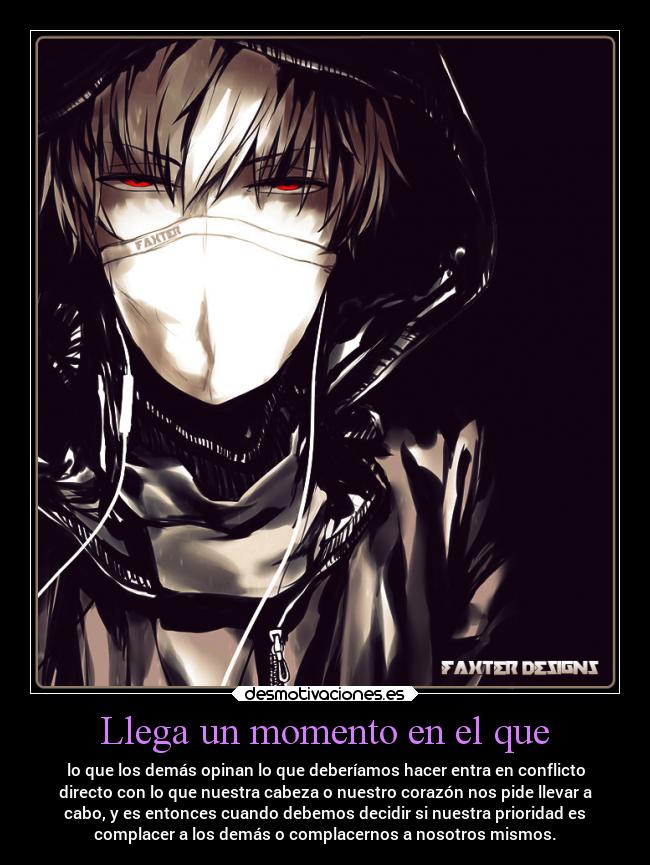 Llega un momento en el que -