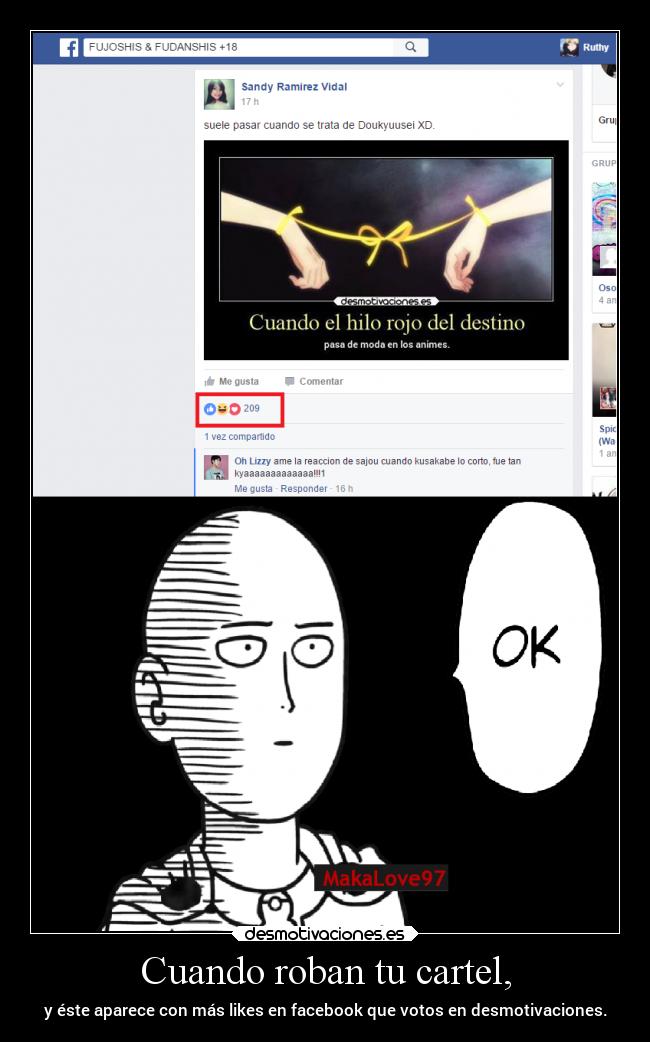 Cuando roban tu cartel, -