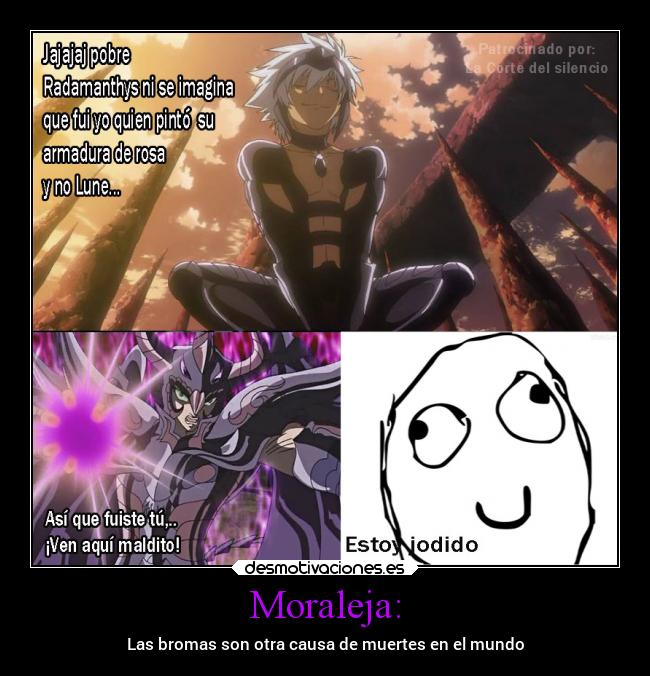 Moraleja: -