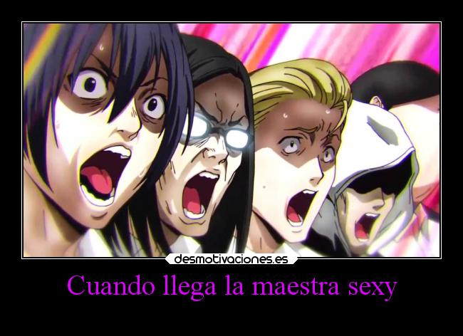 Cuando llega la maestra sexy -