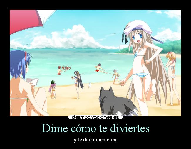 carteles anime playa erosekai desmosummer yuri hentai desmotivaciones