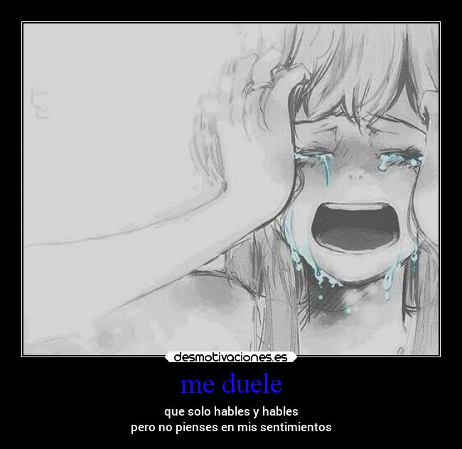 me duele -