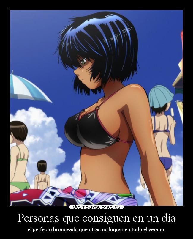 carteles anime vida mundo verano bronceado raptorhunters harukaze erosekai desmosummer lalocadelasbabas desmotivaciones