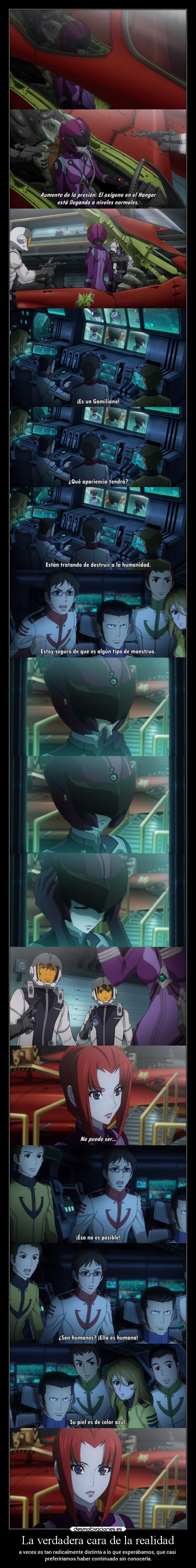 carteles anime vida mundo humanidad raptorhunters harukaze epicanime space battlship yamato melda 2199 desmotivaciones