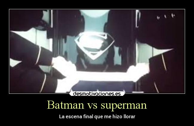 Batman vs superman -