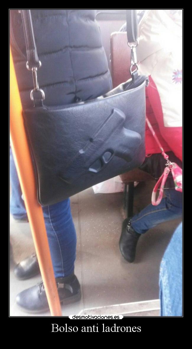 Bolso anti ladrones -