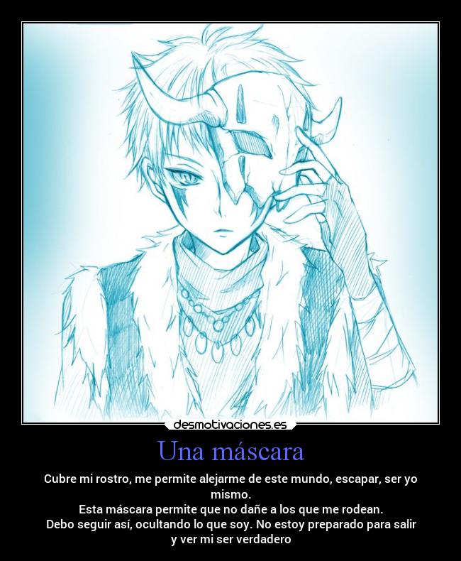 Una máscara -