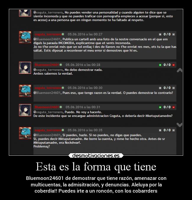 carteles desmotivaciones amenazas bluemoon24601 desmotivaciones