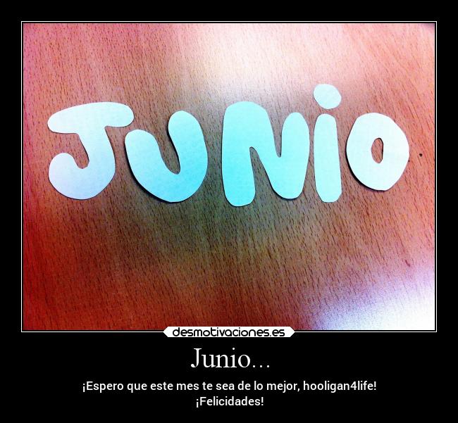 Junio... -