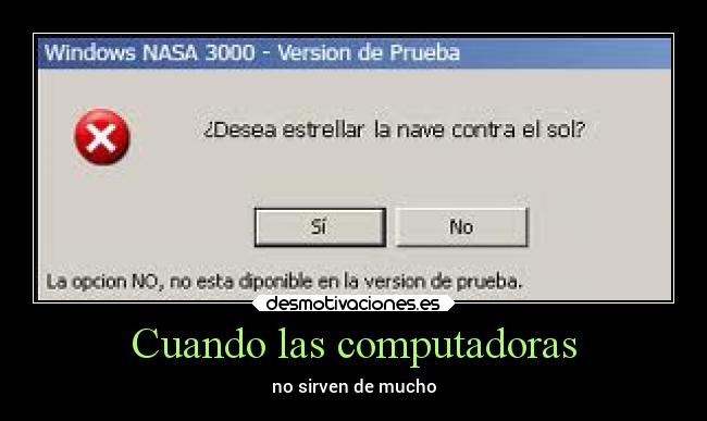 Cuando las computadoras -