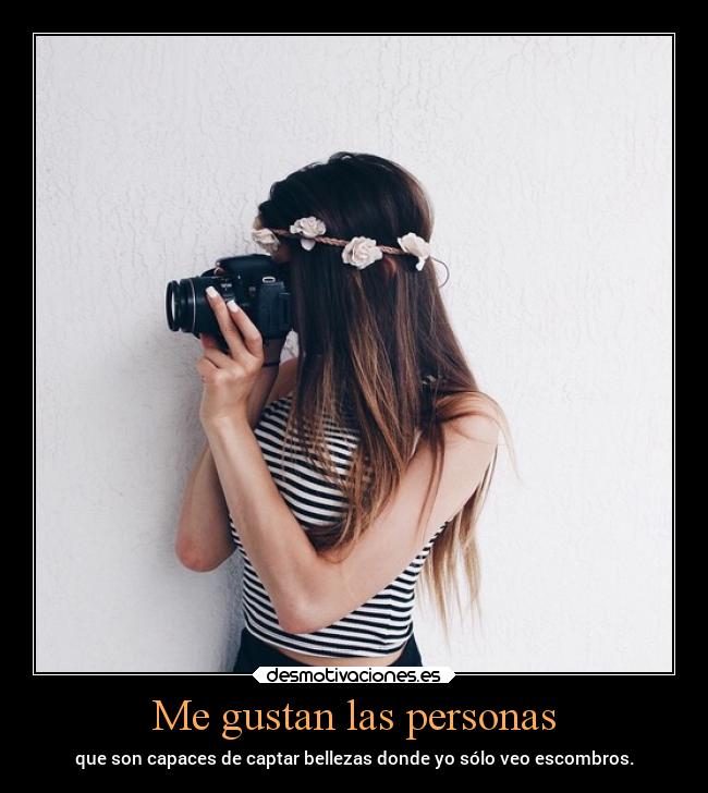 Me gustan las personas - 