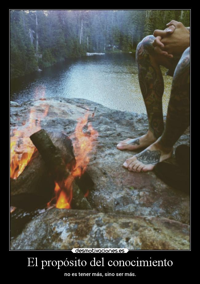 El propósito del conocimiento -