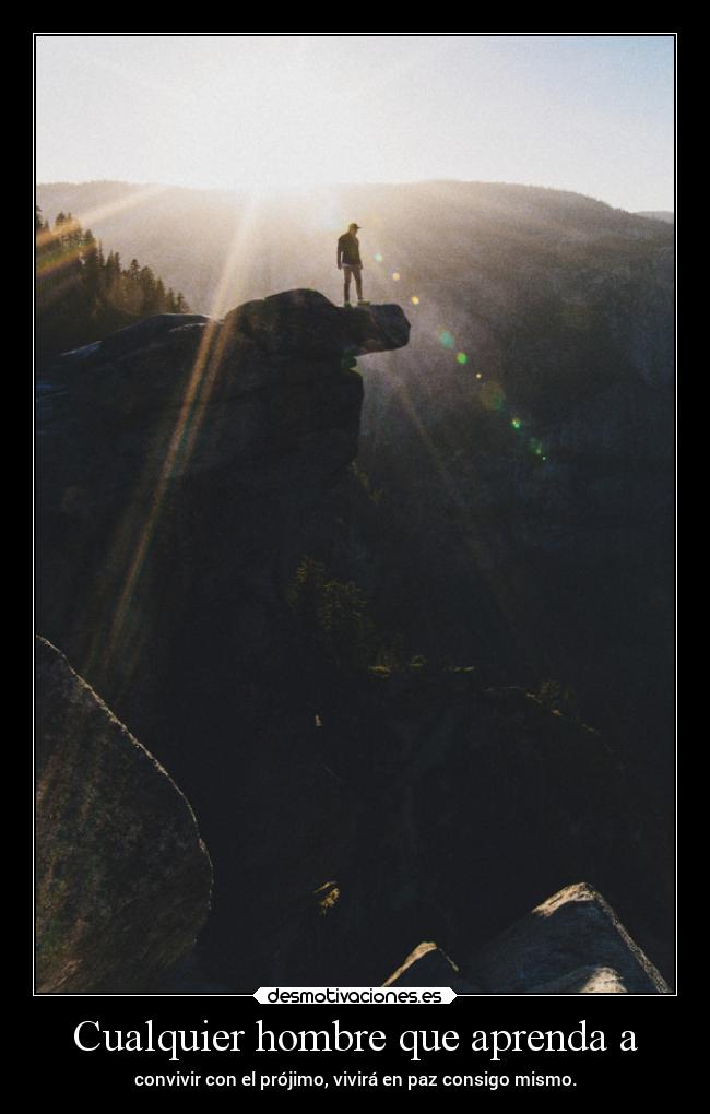 Cualquier hombre que aprenda a - 