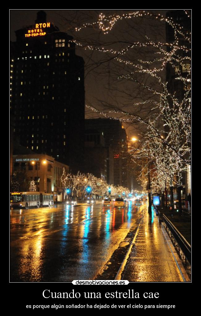 Cuando una estrella cae -