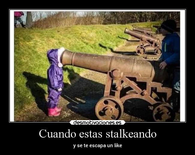 Cuando estas stalkeando -