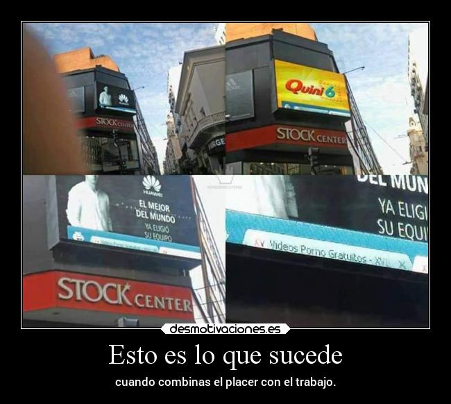 Esto es lo que sucede -