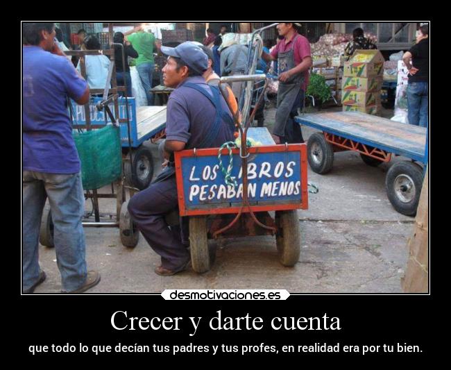 Crecer y darte cuenta - 