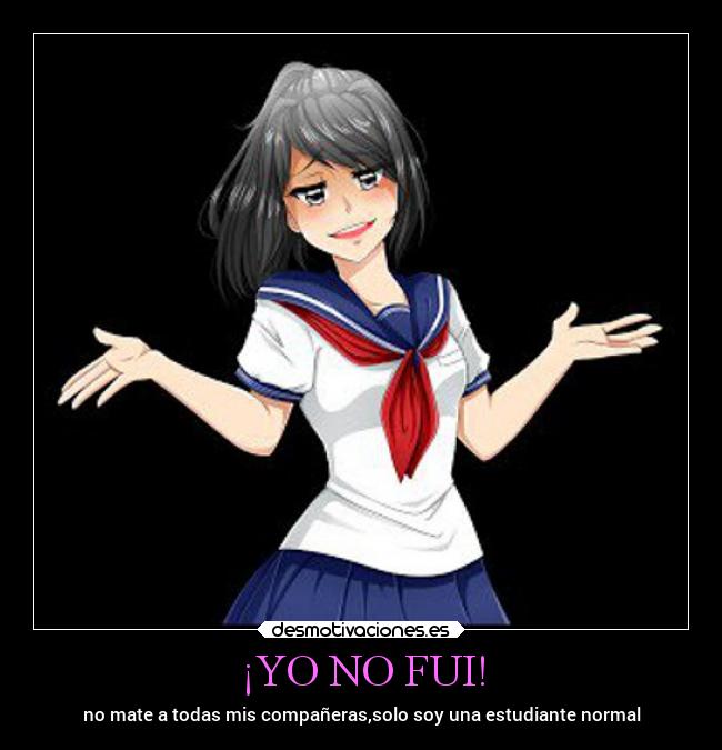 ¡YO NO FUI! -