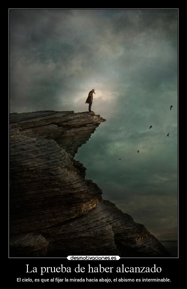 La prueba de haber alcanzado - 