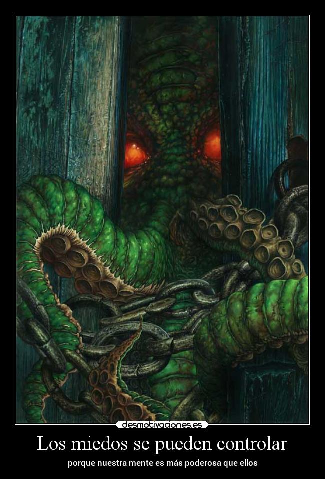 Los miedos se pueden controlar - 