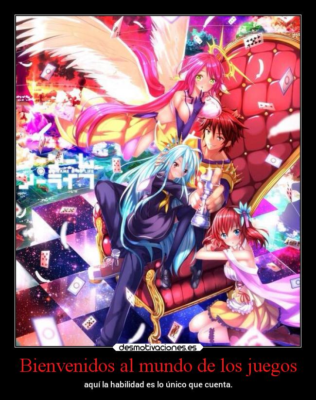 carteles mundo anime mundo nogamenolife danieldats desmotivaciones