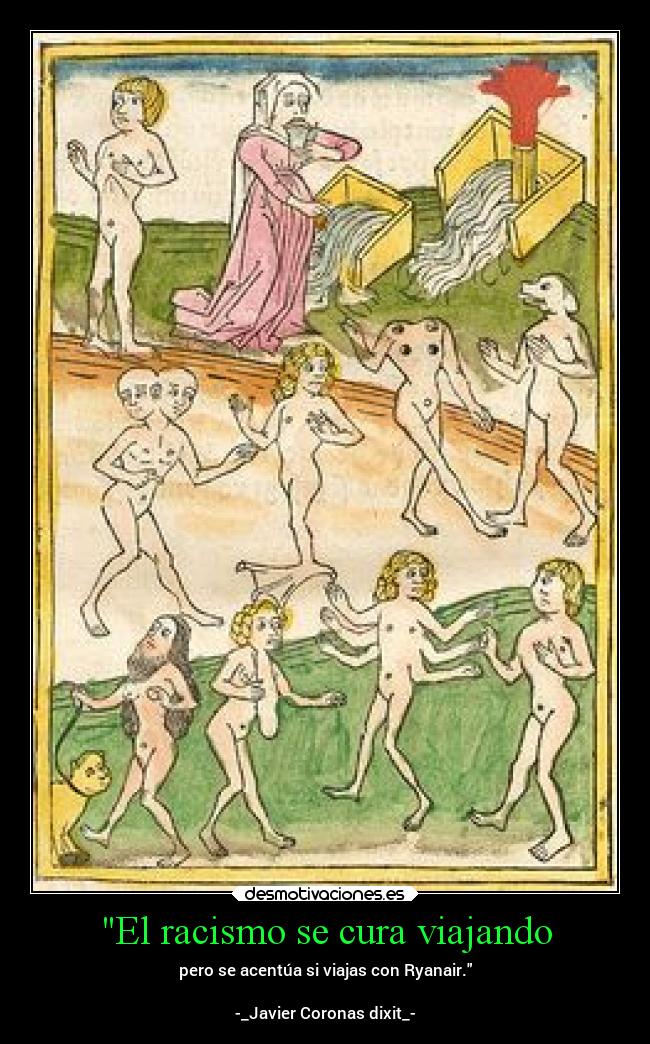 carteles mundo racismo viajes ryanair desmotivaciones