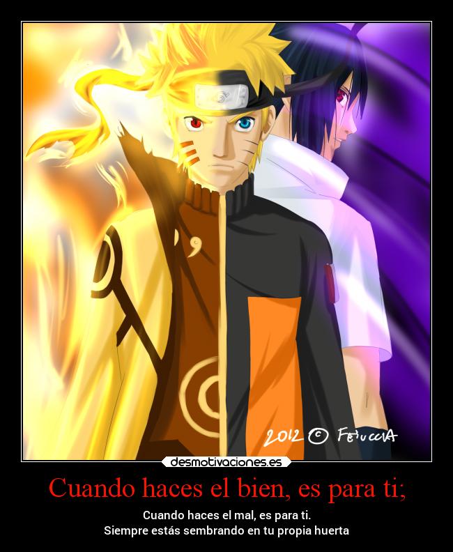 carteles naruto killerfrases desmotivaciones