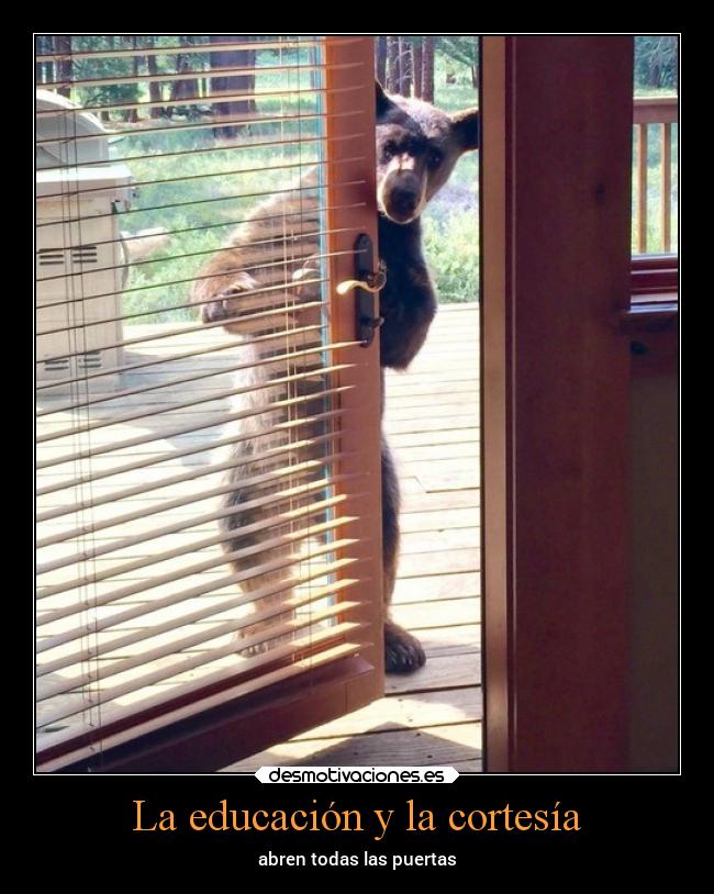La educación y la cortesía - 