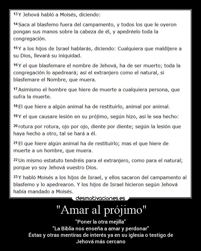 Amar al prójimo -