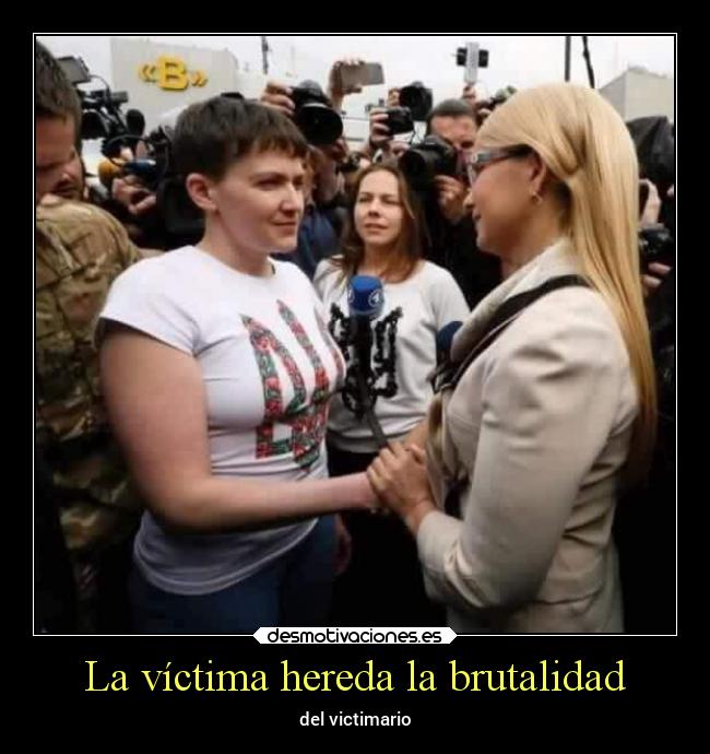 La víctima hereda la brutalidad -