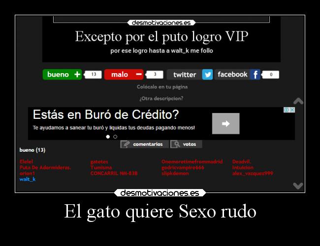 El gato quiere Sexo rudo - 